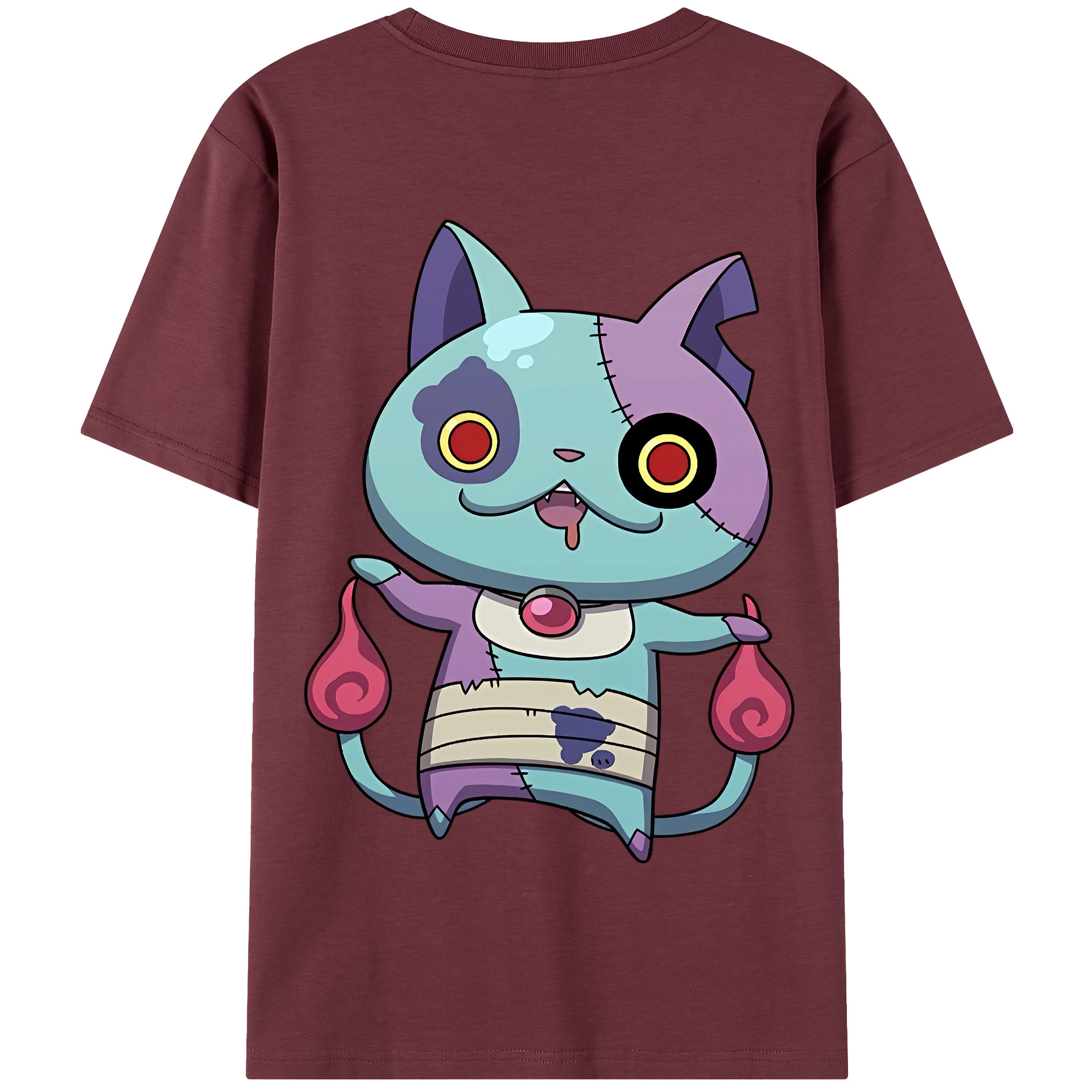 （画像用） 妖怪ウォッチ Yo-kai Watch 綿100％半袖Tシャツ（背面プリント）